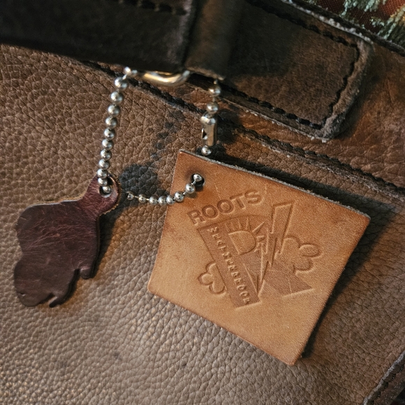 Roots Vintage Portfolio Bag // Pebbled Leather. 1980s. 17x14 Inches - Picture 2 of 15